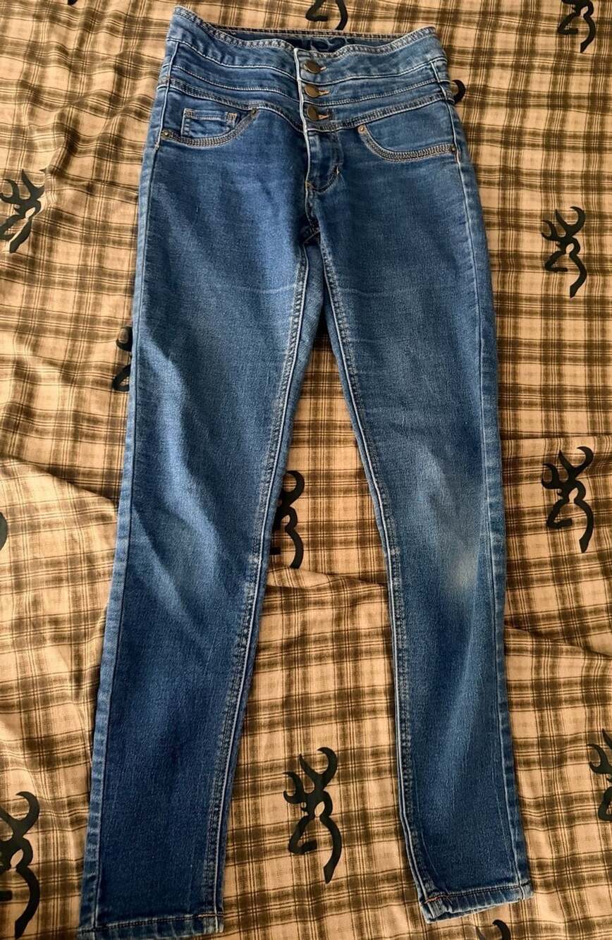 rue21 High Waist Jegging Freedom Flex Blue Denim Jeans